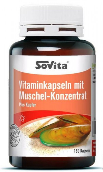 SoVita Vitaminkapseln mit Muschelkonzentrat - 180 Kapseln
