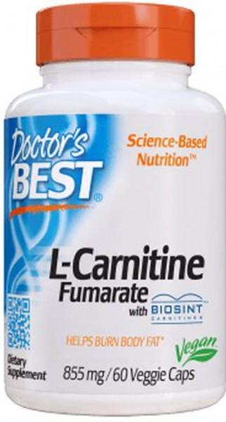 Doctor`s Best L-Carnitine Fumarate 855 mg - 60 veggie caps