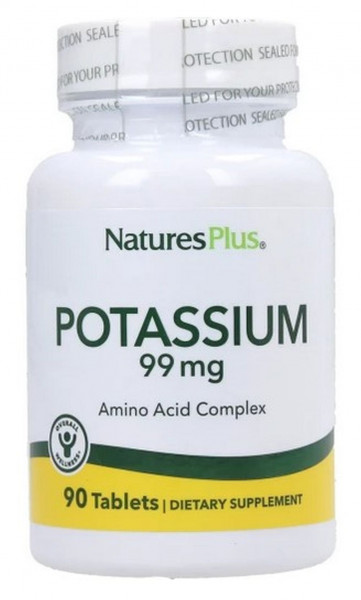 Natures Plus Potassium 99 mg Kalium – 90 Tabletten