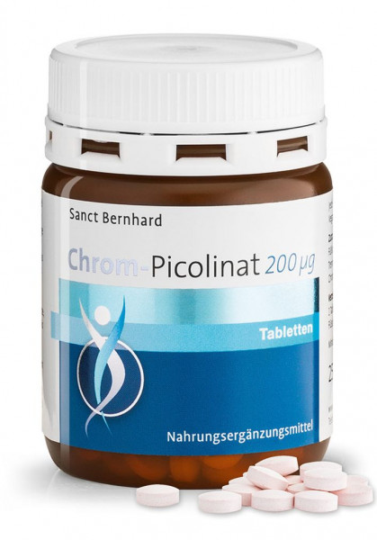Sanct Bernhard Chrom Picolinat 200 mcg - 250 Tabletten