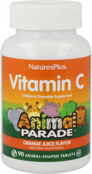 Natures Plus Animal Parade Vitamin C 125 mg orange- 90 Lutschtabletten