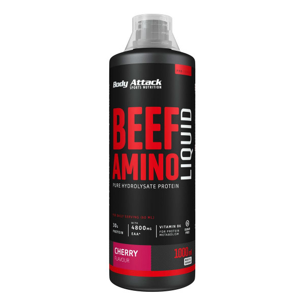 Body Attack Beef Amino Liquid - 1000 ml Flasche