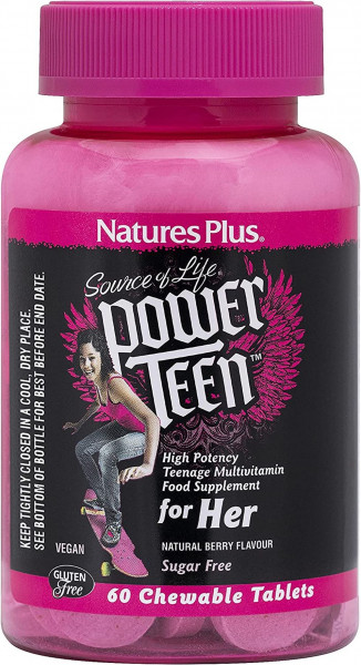 Natures Plus Source of Life Power Teen for Her - 60 Kautabletten