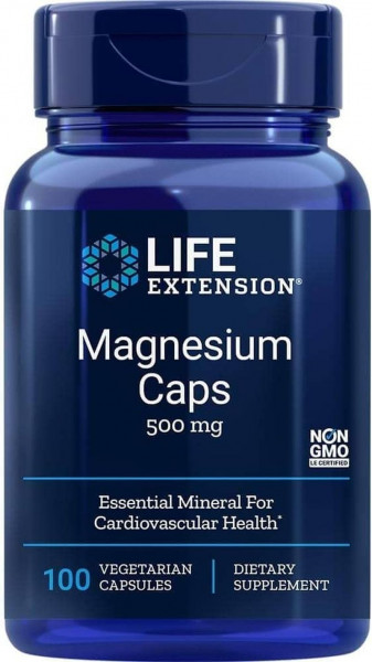 Life Extension Magnesium Caps 500 mg-100 Kapseln