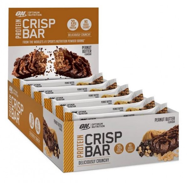 Optimum Nutrition Protein Crisp Bar - 10 x 65 g