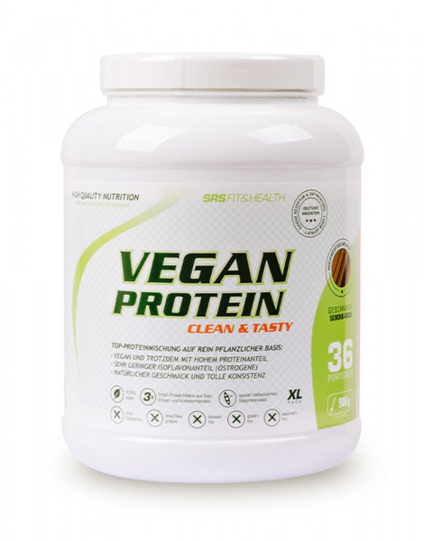 SRS Vegan Protein Clean & Tasty - 900g-Dose