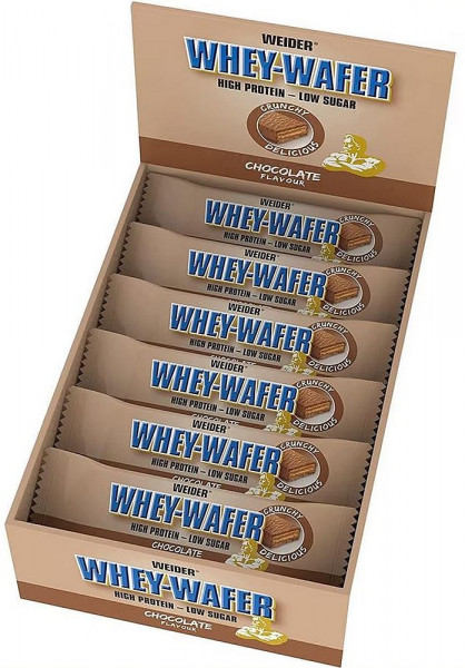 Weider Whey-Wafer - 12 Riegel a 35 g