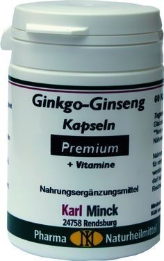 Karl Minck Ginkgo-Ginseng Premium - 60 Kapseln