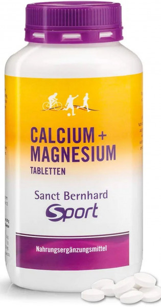 Sanct Bernhard Sport Calcium-Magnesium-Tabletten - 400 Tabletten