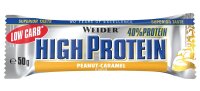 Weider 40% High Protein Low Carb Bar - 1 Riegel a 50g