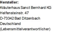 Sanct Bernhard Rosskastanien-Weinlaub Kapseln - 120 Kapseln