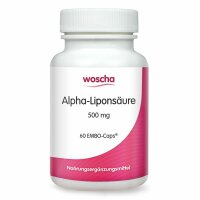 Woscha Alpha-Liponsäure 500mg 60 Kapseln