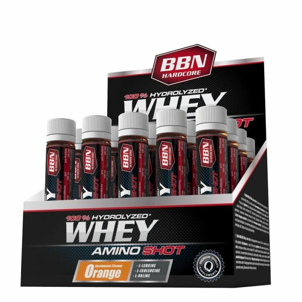 Best Body Nutrition Whey Amino Shot- orange-500 ml (20 Ampullen a 25 ml)