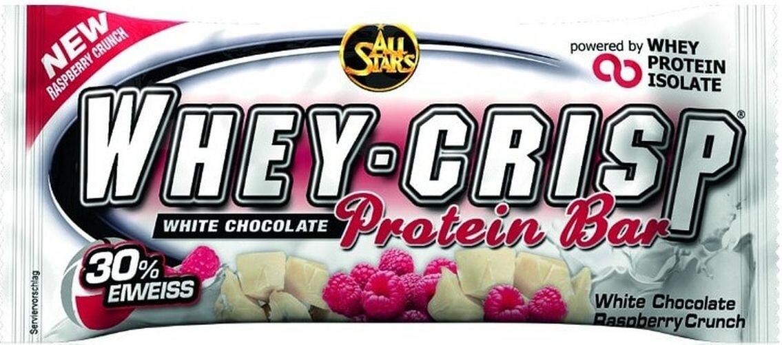 Protein Riegel Crispy Raspberry Whey-Crisp Protein Bar von Olimp 1 Riegel a 50 g, 3,19