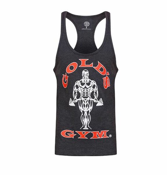 Golds Gym Tank Top Stringer Joe Premium dunkelgrau - Charcoal Marl