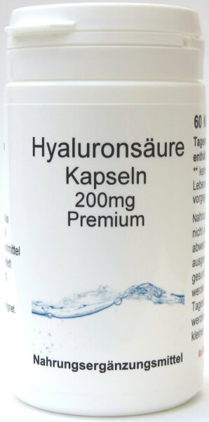 Karl Minck Hyaluronsäure 200 mg Premium - 60 Kapseln