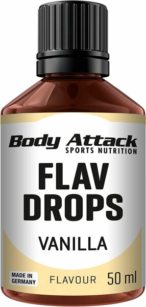 Body Attack Flav Drops - 50 ml Vanilla