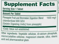Natures Plus Ultra Bromelain 1500-900 GDU- 60 Tabletten