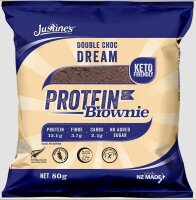 Justines Protein Brownie Double Choc Dream  - 1 x 80 g