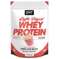 QNT Light Digest Whey Protein - 500 g - Beutel Sweet Popcorn