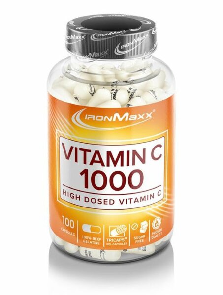 IronMaxx Vitamin C 1000 High Dosed - 100 Kapseln