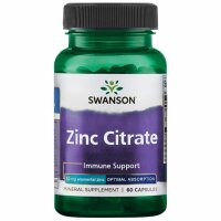 Swanson Zink Citrat 30 mg - 60 Kapseln