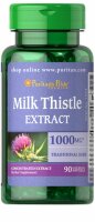 Puritans Pride Milk Thistle Extract 1000 mg- 90 Softgels