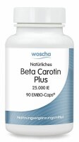 Woscha Beta Carotin Plus 25.000 IE - 90 Kapseln
