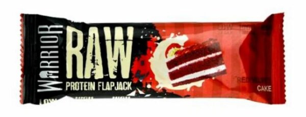 Warrior Raw Protein Flapjack - 1 Haferriegel a 75 g Red Velvet Cake