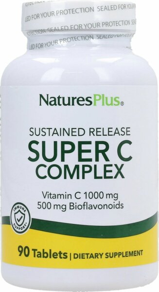 Natures Plus Super C Complex-90 Tabletten