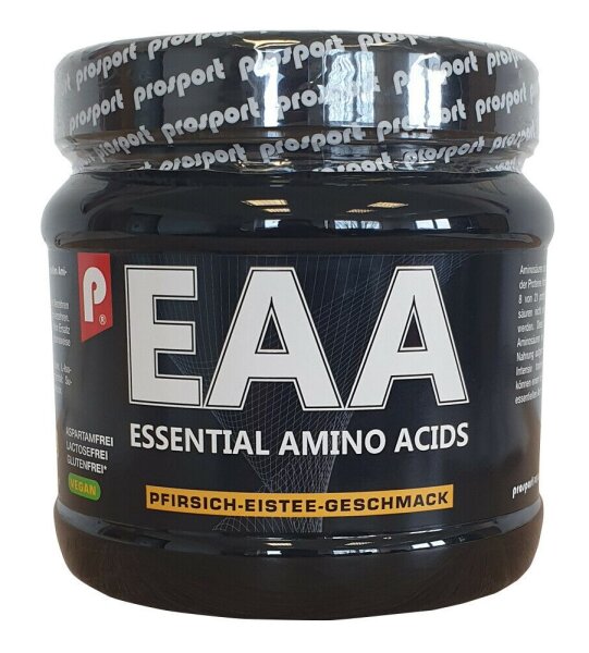 Prosport EAA Essential Amino Acids – 450 g-Dose Pfirsich-Eistee