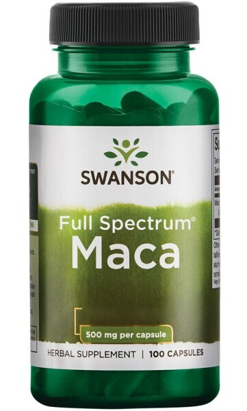 Swanson Full Spectrum Maca 500 mg -100 Kapseln