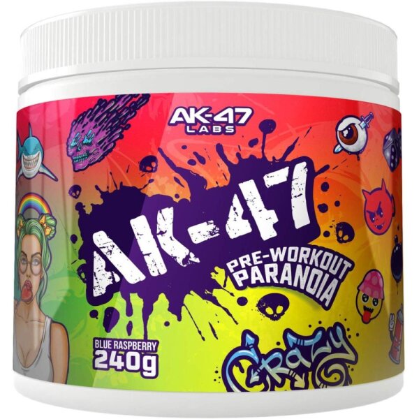 AK-47 Labs Pre-Workout Paranoia - 240 g Pineapple Punch