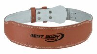 Best Body Gewichthebergürtel -Naturleder-