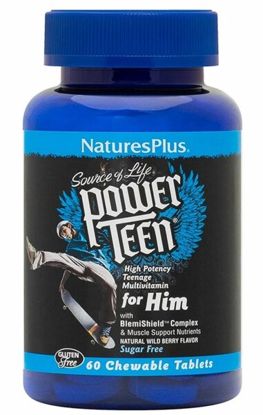 Natures Plus Source of Life Power Teen for him – 60 Lutschtabletten
