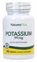 Natures Plus Potassium 99 mg Kalium – 90 Tabletten