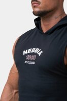 Nebbia Legend-Approved Hoodie Tank Top 191 Black