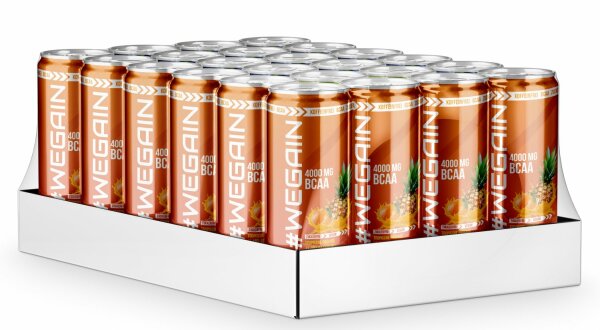 #Wegain BCAA-Drink - 24 Dosen a 330 ml, Tropische Früchte