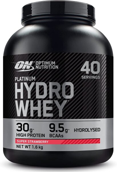 Optimum Nutrition Platinum HydroWhey – 1,6 kg – Dose Super Strawberry