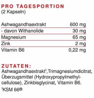 Body Attack Ashwagandha-120 Kapseln