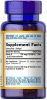 Puritan`s Pride Vitamin D3 250 mcg 10000 IU – 100 Softgelkapseln