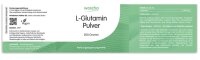 Woscha L-Glutamin Pulver – 200 g - Dose