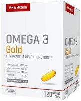 Body Attack Omega 3 Gold - 120 Softgelkapseln
