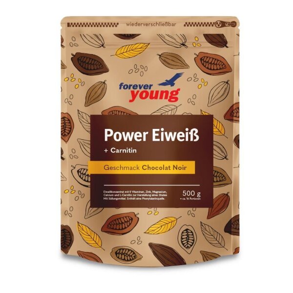Forever Young Dr. Strunz Power Eiweiß Plus – 500 g Chocolat Noir