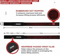 RDX S4 Weightlifting Wrist Straps- Zughilfen