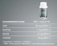 Ironmaxx Zinc Professional- 365 Tabletten