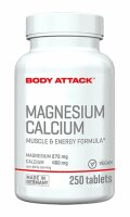 Body Attack Magnesium Calcium - 250 Tabletten