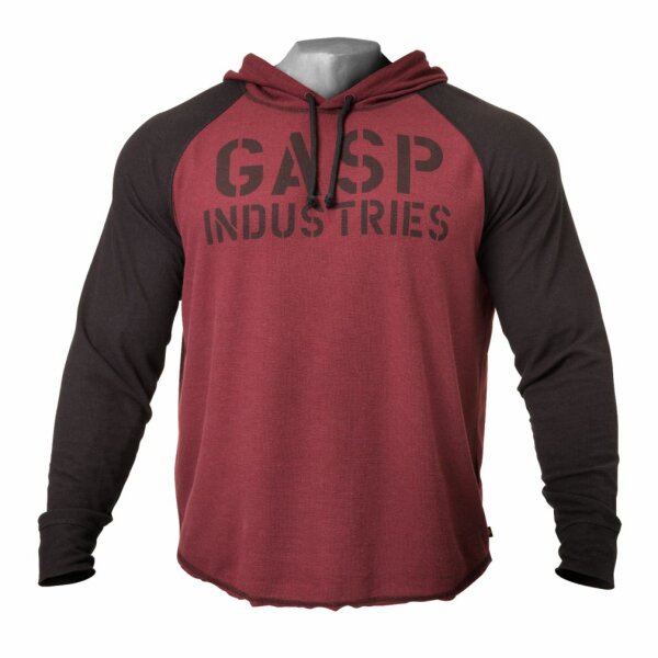 Gasp LS Thermal Hoodie - Maroon