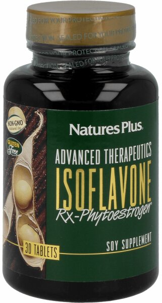 Natures Plus Rx-Phytoestrogen Isoflavone- 30 Tabletten