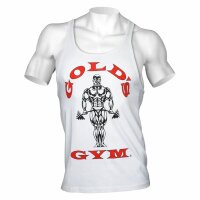 Golds Gym Tank Top Stringer Joe Premium weiss